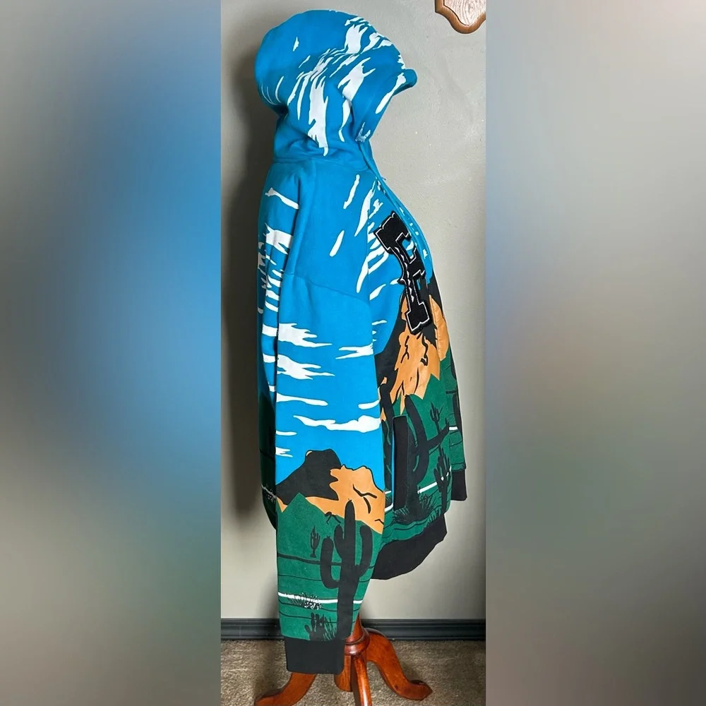 First Row Blue Graphic Hoodie Men’s XXL - Picture 6 of 9